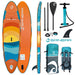 Spinera SUP Supventure Sunset 10 FT 6 IN Inflatable Paddle Board with Backpack, Pump, Leash, Paddle and more. - Aqua Gear Supply