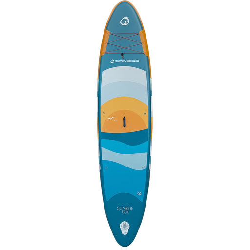 Spinera 12 Ft Inflatable Paddle Board - The "Supventure Sunrise" SUP with Water Resistant Backpack, Performance Paddle, Double-Stroke Pump and more - Aqua Gear Supply