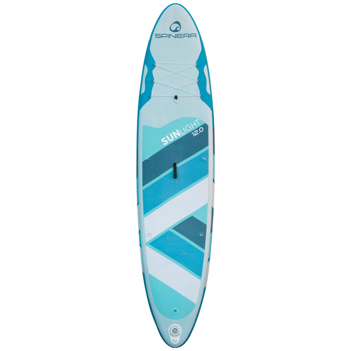 Spinera Sun Light 12 Ft Inflatable Paddle Board - With Water Resistant Backpack, Performance Paddle, Double-Stroke Pump and more - Aqua Gear Supply