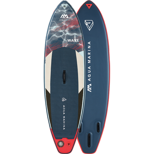 Aqua Marina Stand Up Paddle Board - WAVE 8'8" - Inflatable SUP Package, including Carry Bag, Fin, Pump - Aqua Gear Supply